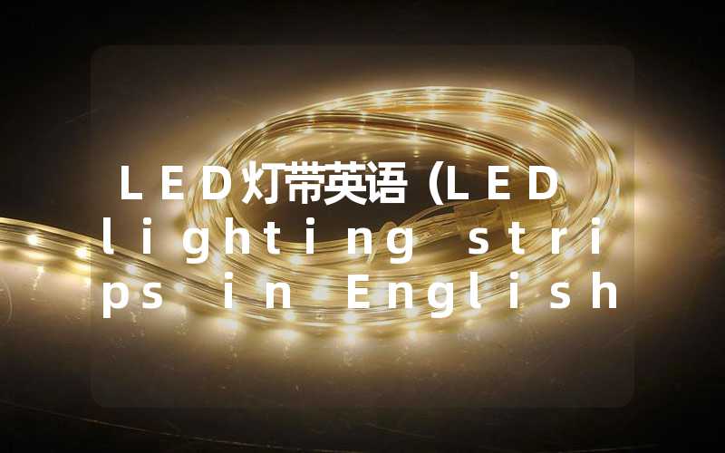 LED灯带英语（LED lighting strips in English）